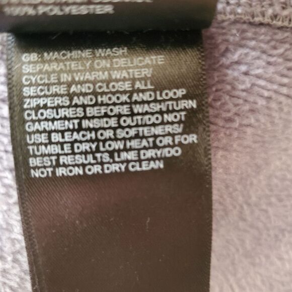 The North Face Canyon Flats Stretch Fleece Jacket sz Med With Custom Patch - Picture 16 of 16